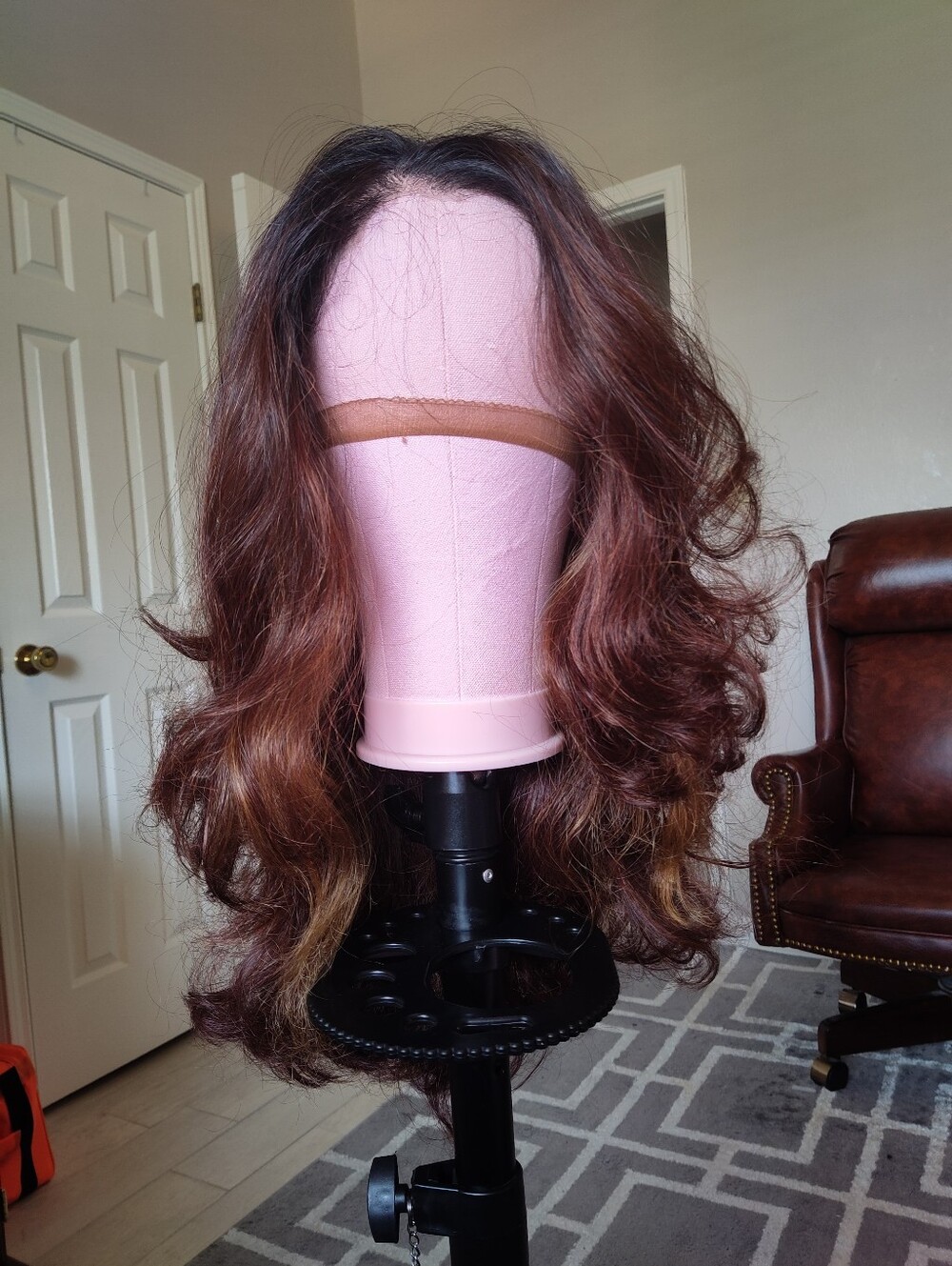 Sensationnel What Lace 13x6 Hd Lace 20" Flamboyage Chocolate Red Glueless Wig
